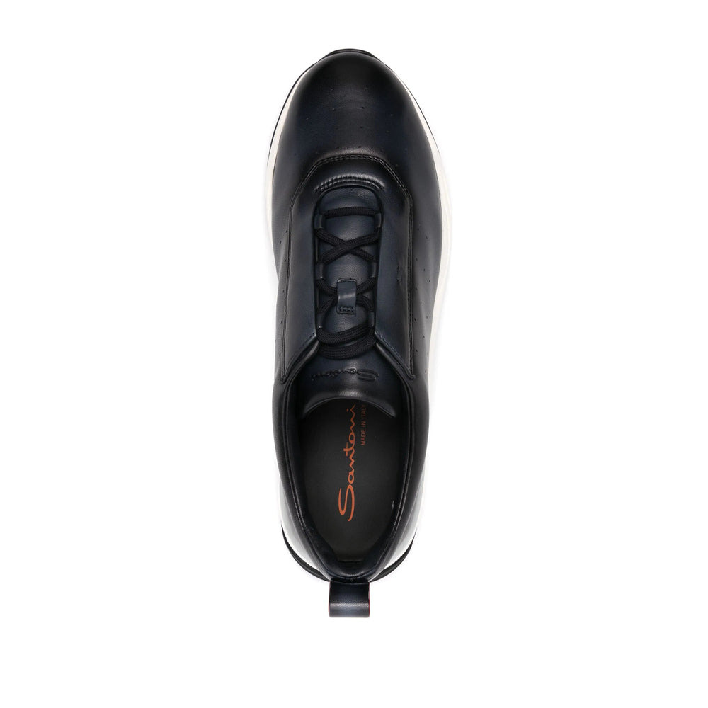 Santoni Blue Trainers - Low-Tops Men - 3