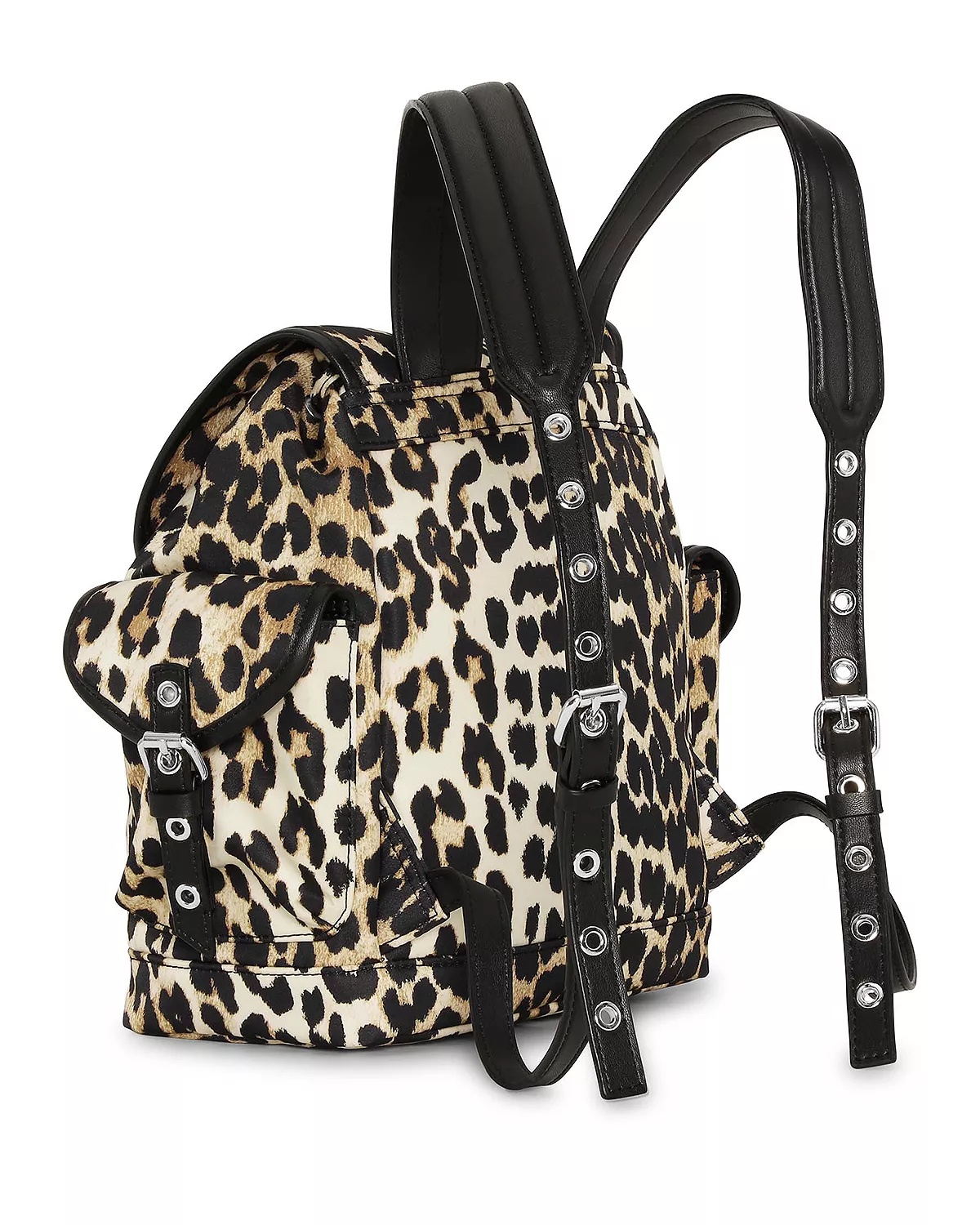 Leopard Small Nylon Bucky Backpack - 3