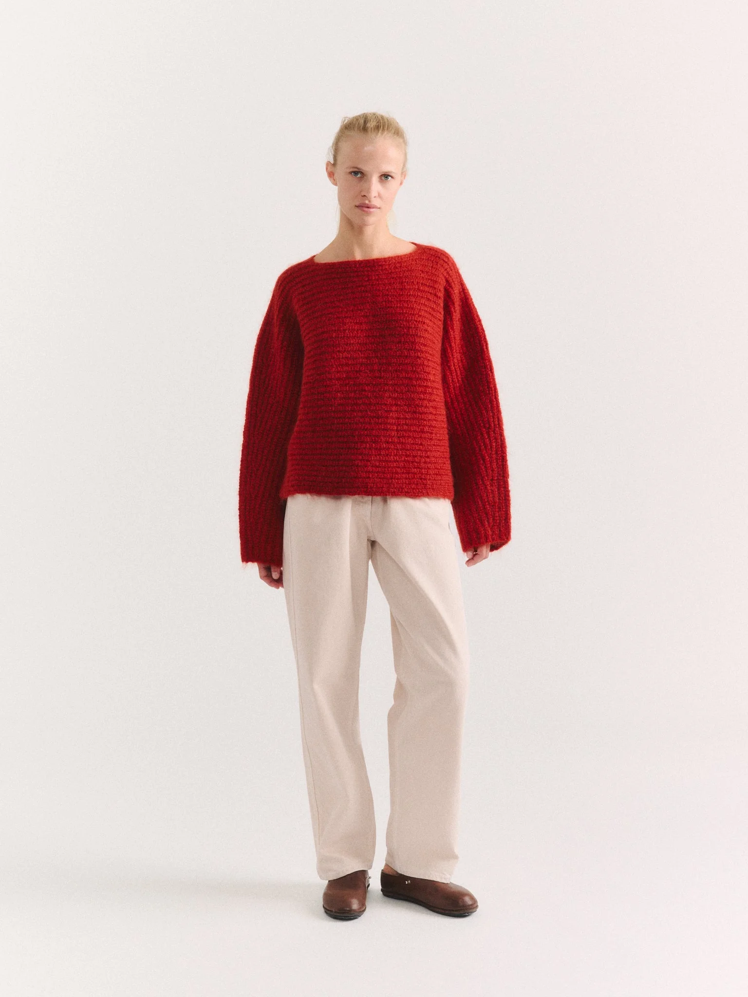 SOFT MOH JUMPER - MOHWOOL - RUST - 1