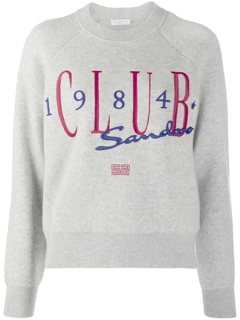 club 1984 embroidered jumper - 1