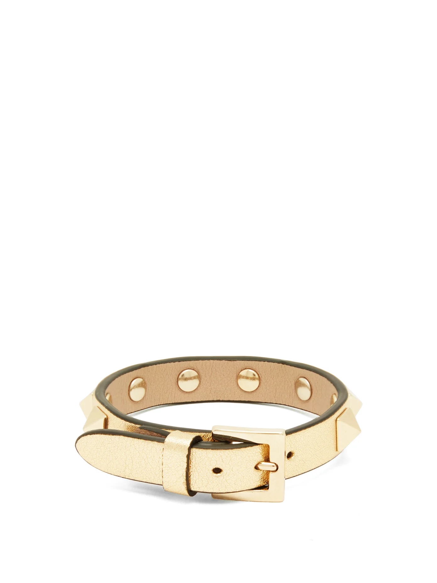 Rockstud leather bracelet - 3