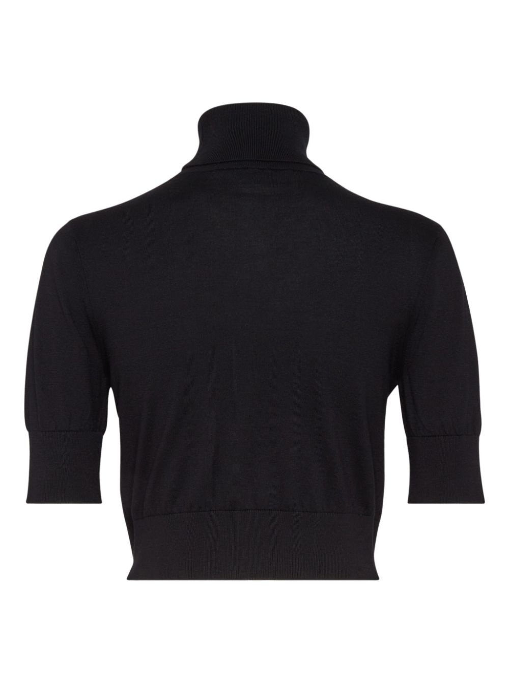 D2 roll-neck crop top - 2