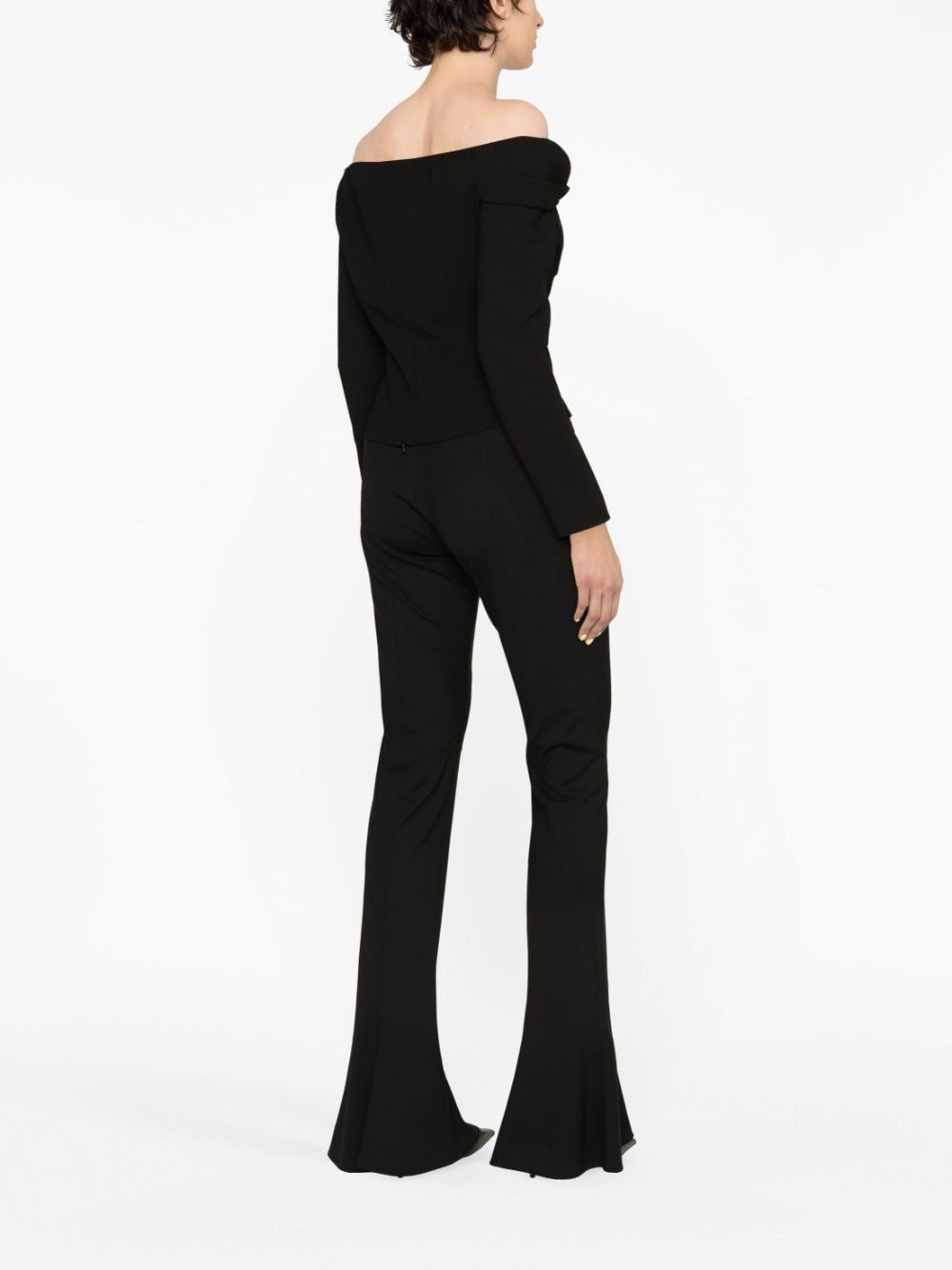off-shoulder long-sleeve top - 4