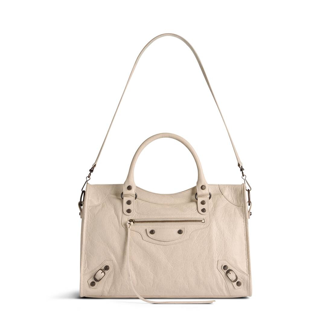 Women's Le City Medium Bag in Light Beige - 7