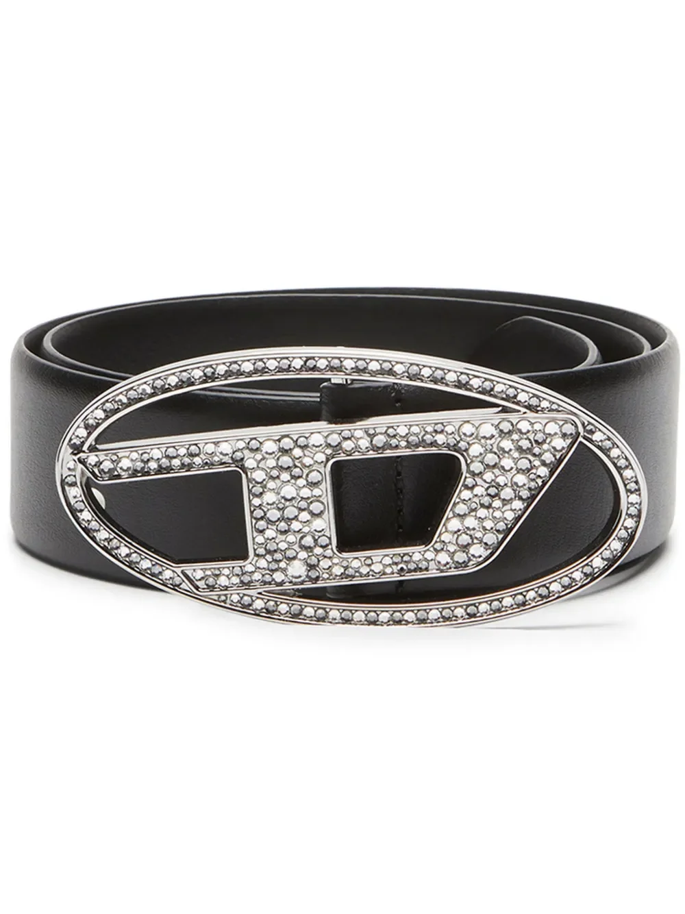 DIESEL - Women Oval D Logo B-1dr Strass Belt - 1