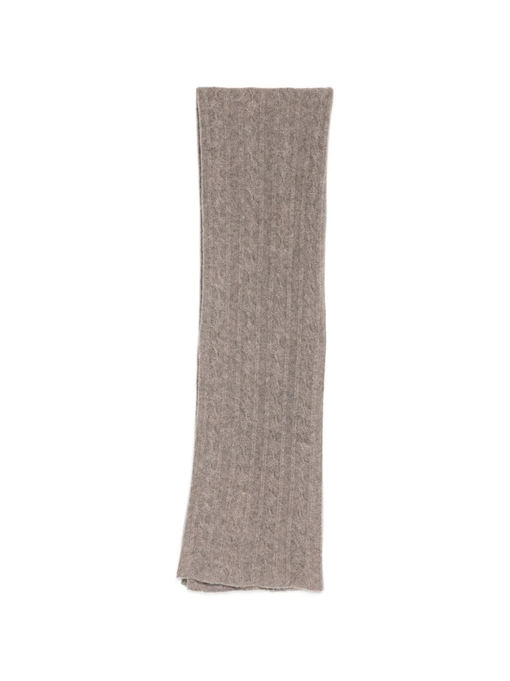 cashmere cable-knit scarf - 1