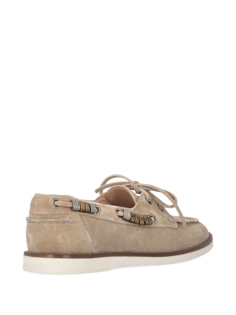 suede lace-up loafers 3
