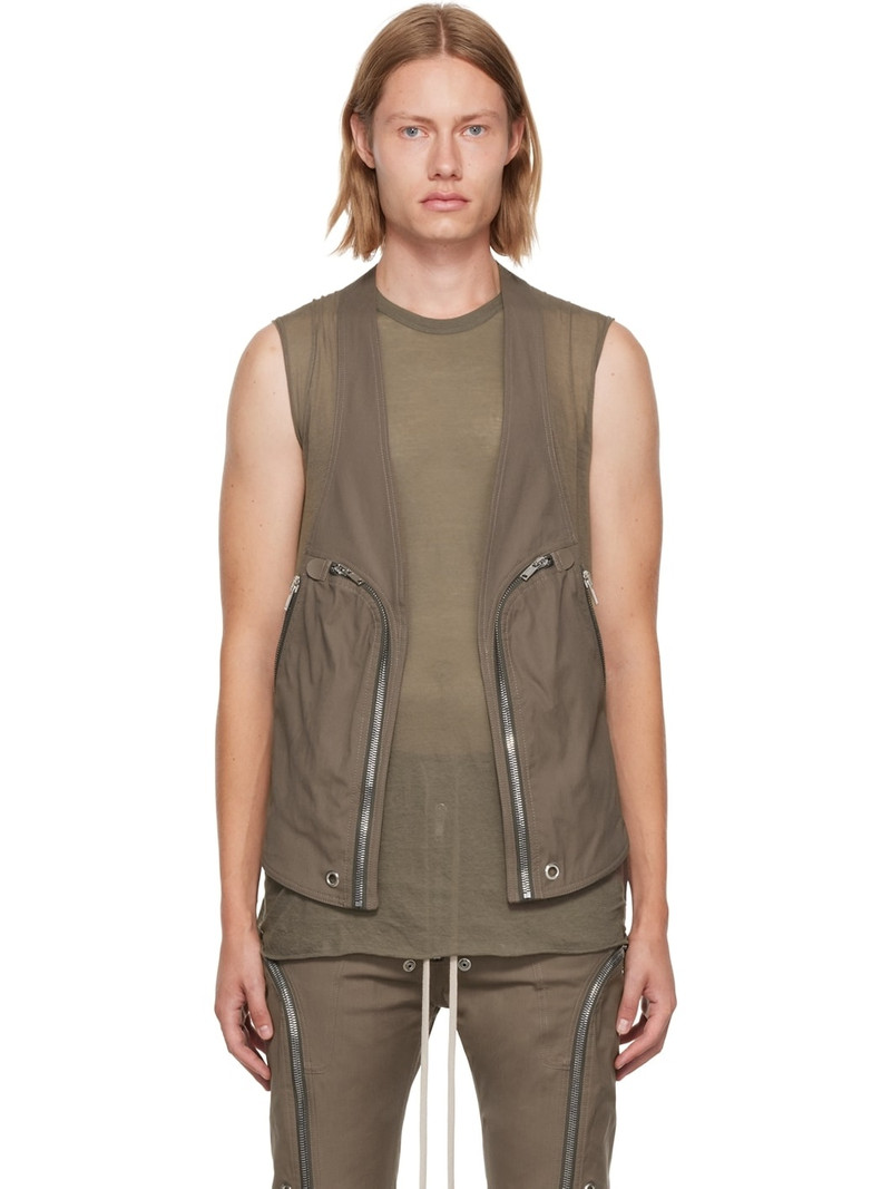 Taupe Bauhaus Vest 1