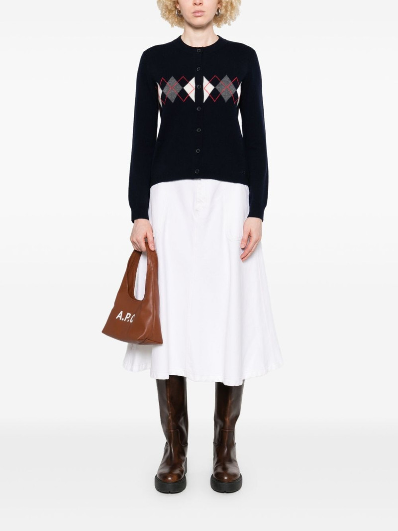 A.P.C. Laurie organic-cotton midi skirt outlook