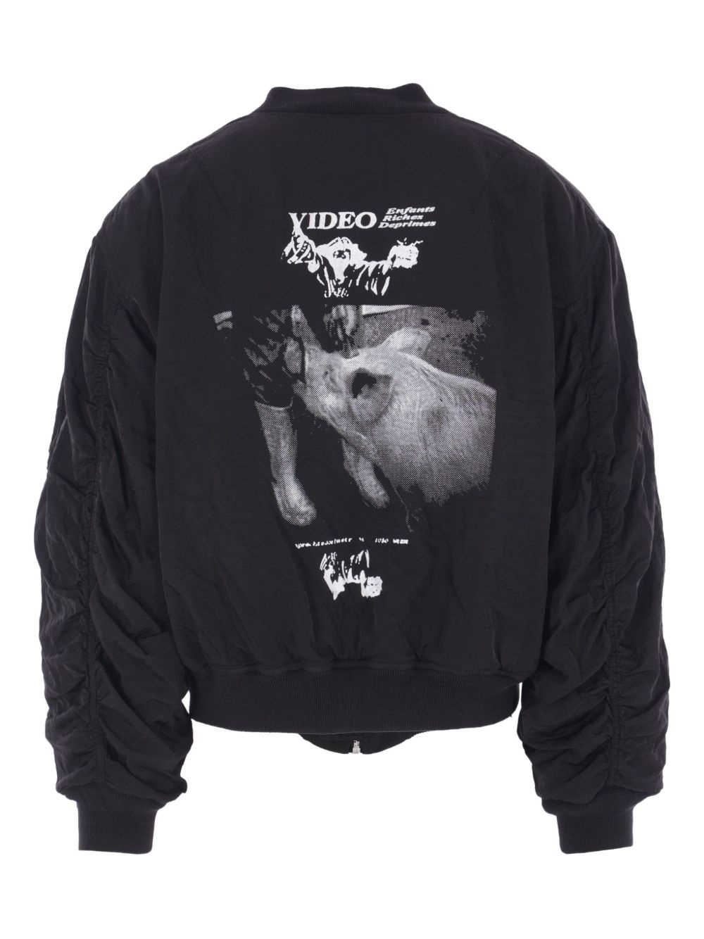 Video graphic-print bomber jacket - 2