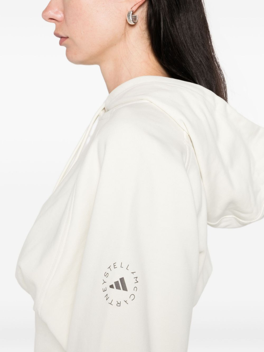 hooded cropped top - 5