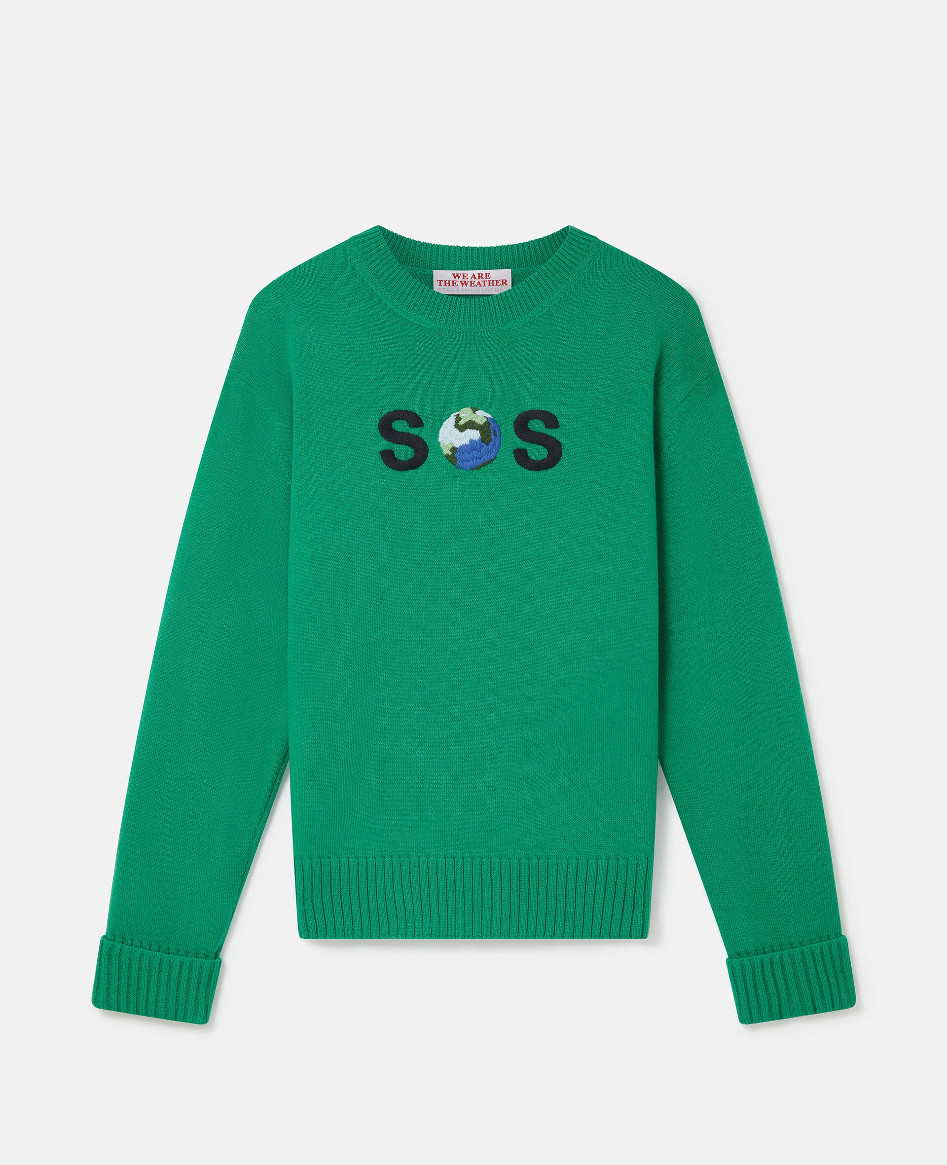 SOS Embroidered Knit Jumper - 1