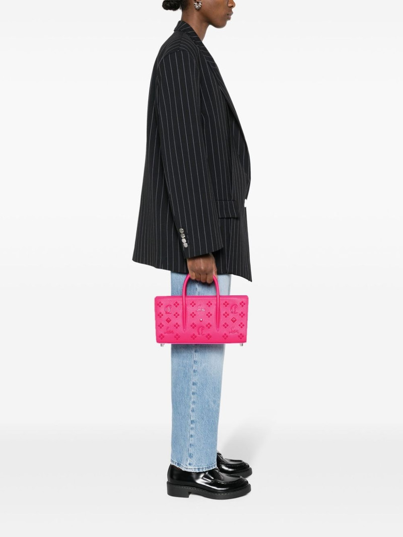 Christian Louboutin small Paloma spiked leather tote bag outlook