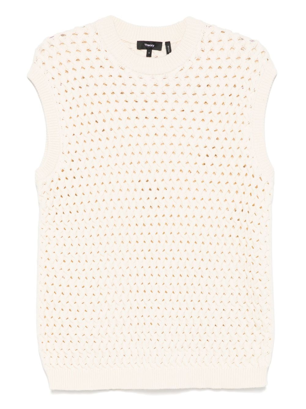 cable-knit vest - 1