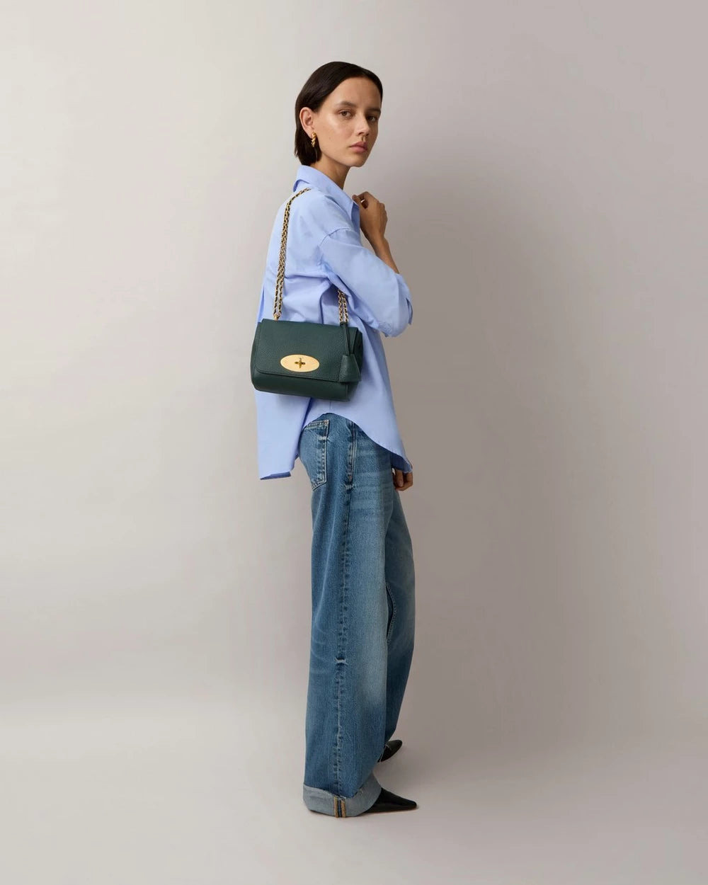 Lily Heavy Grain (Mulberry Green) - 2