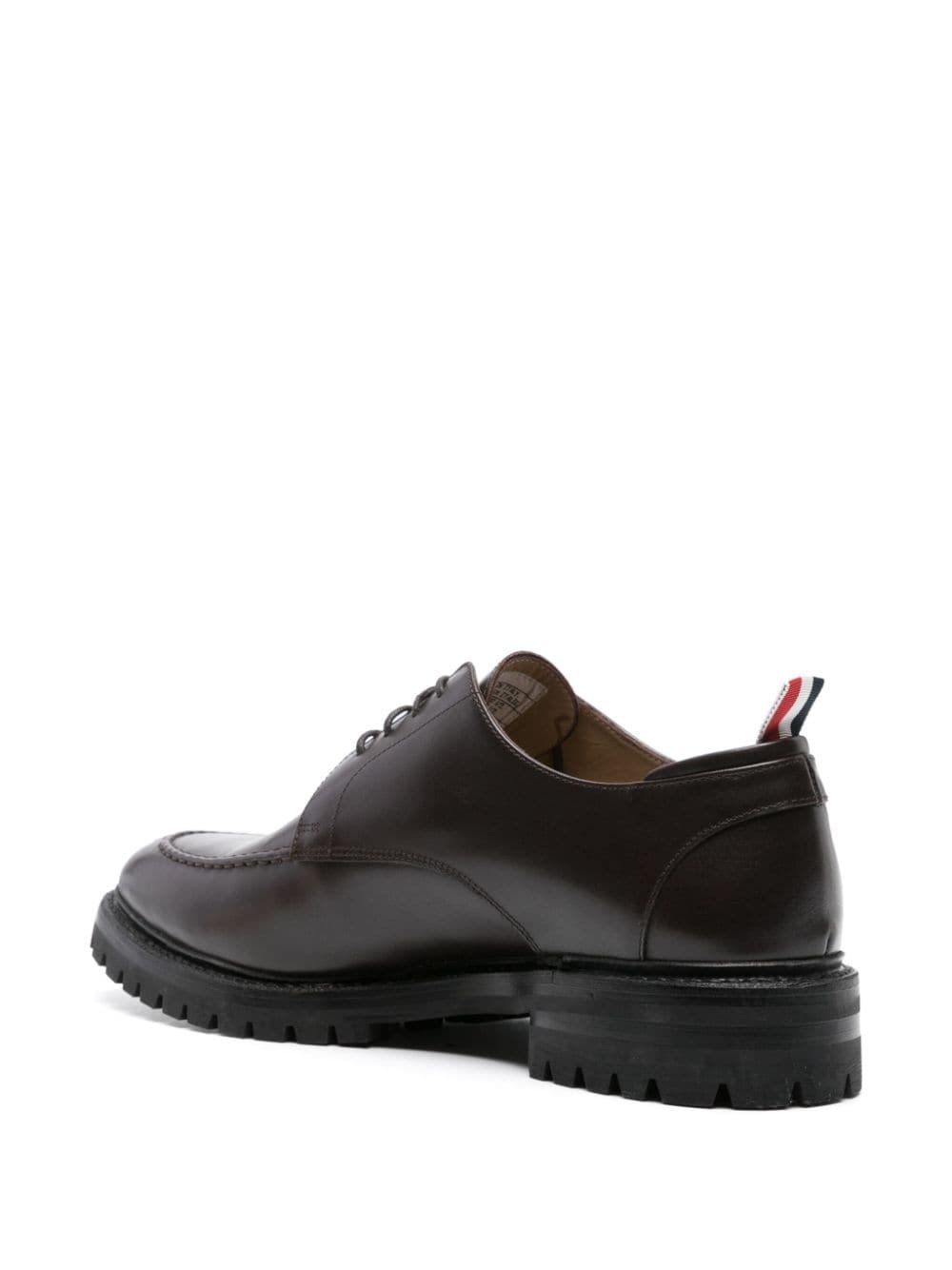 leather derby shoes - 3