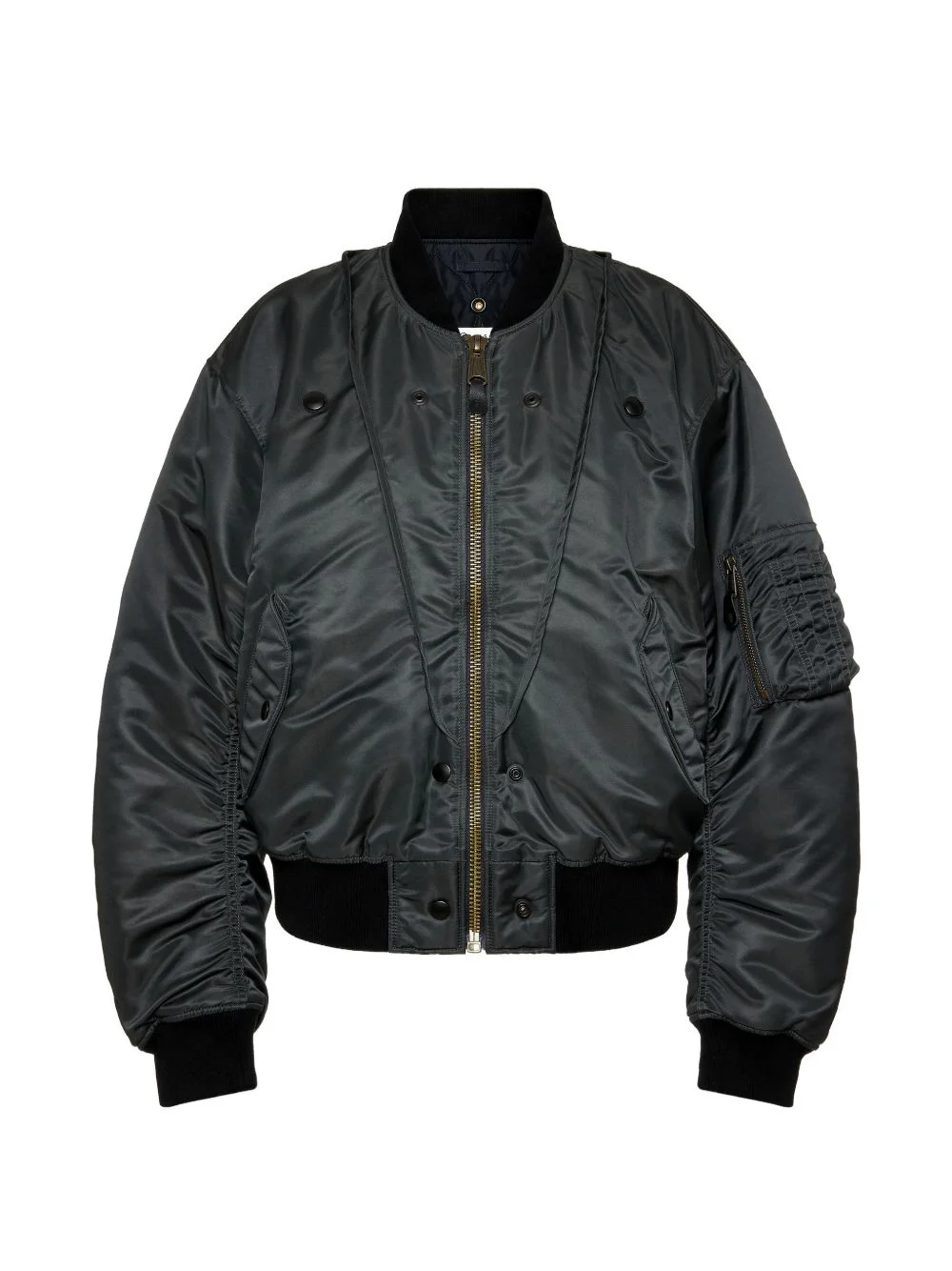 Maison Margiela Women Nylon Bomber Jacket - 1