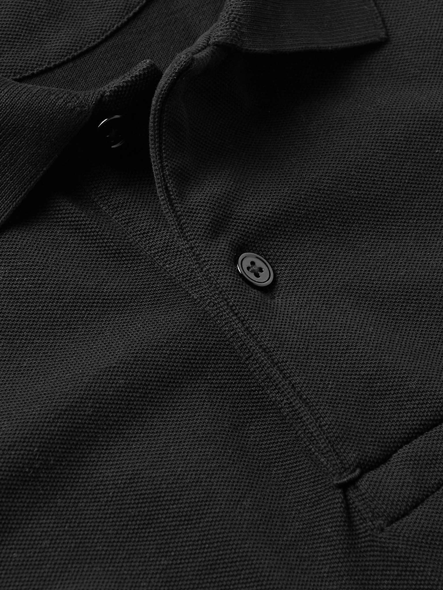 Slim-Fit Garment-Dyed Cotton-Piqué Polo Shirt - 4