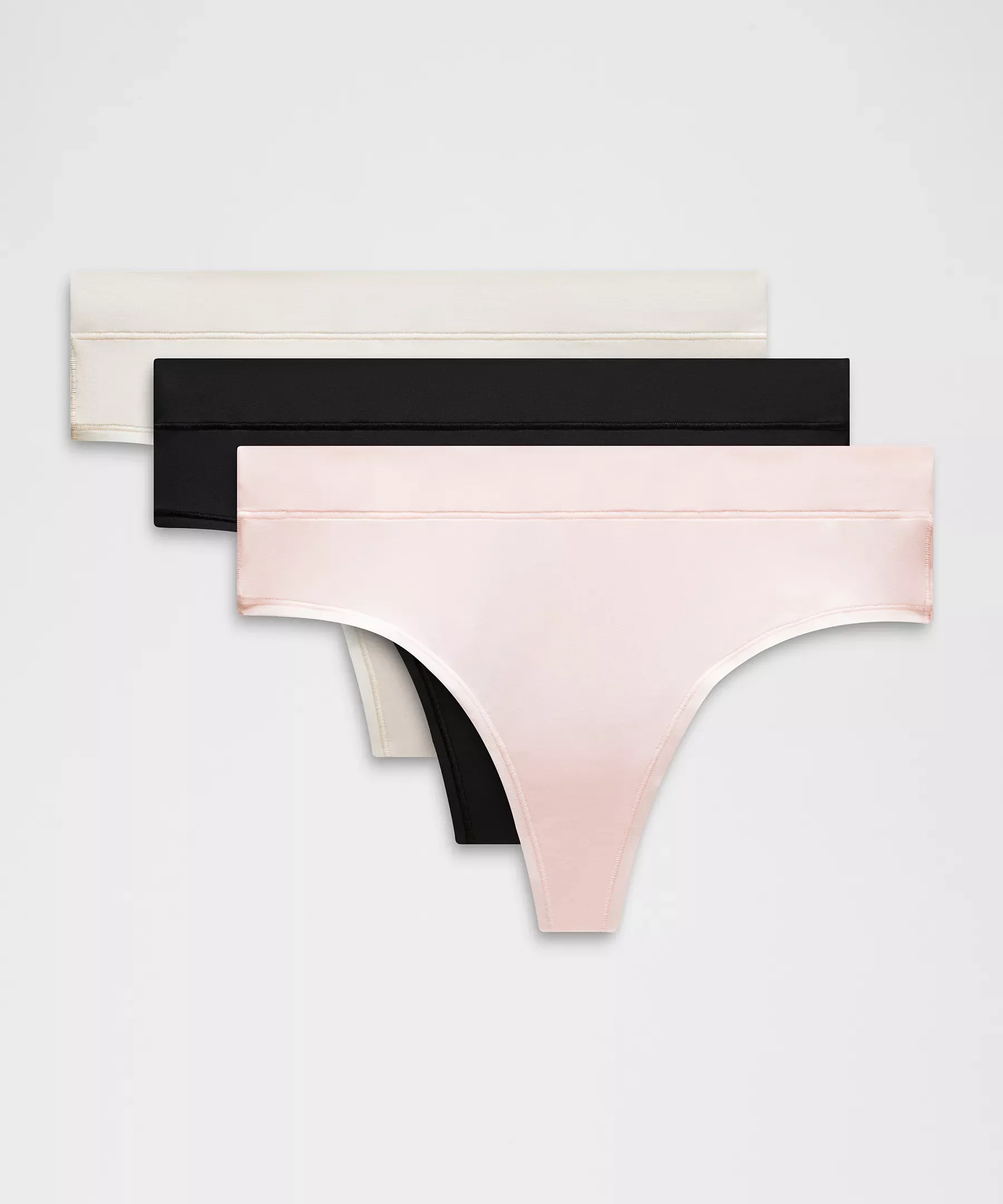 UnderEase High-Rise Thong Underwear *3 Pack - 1