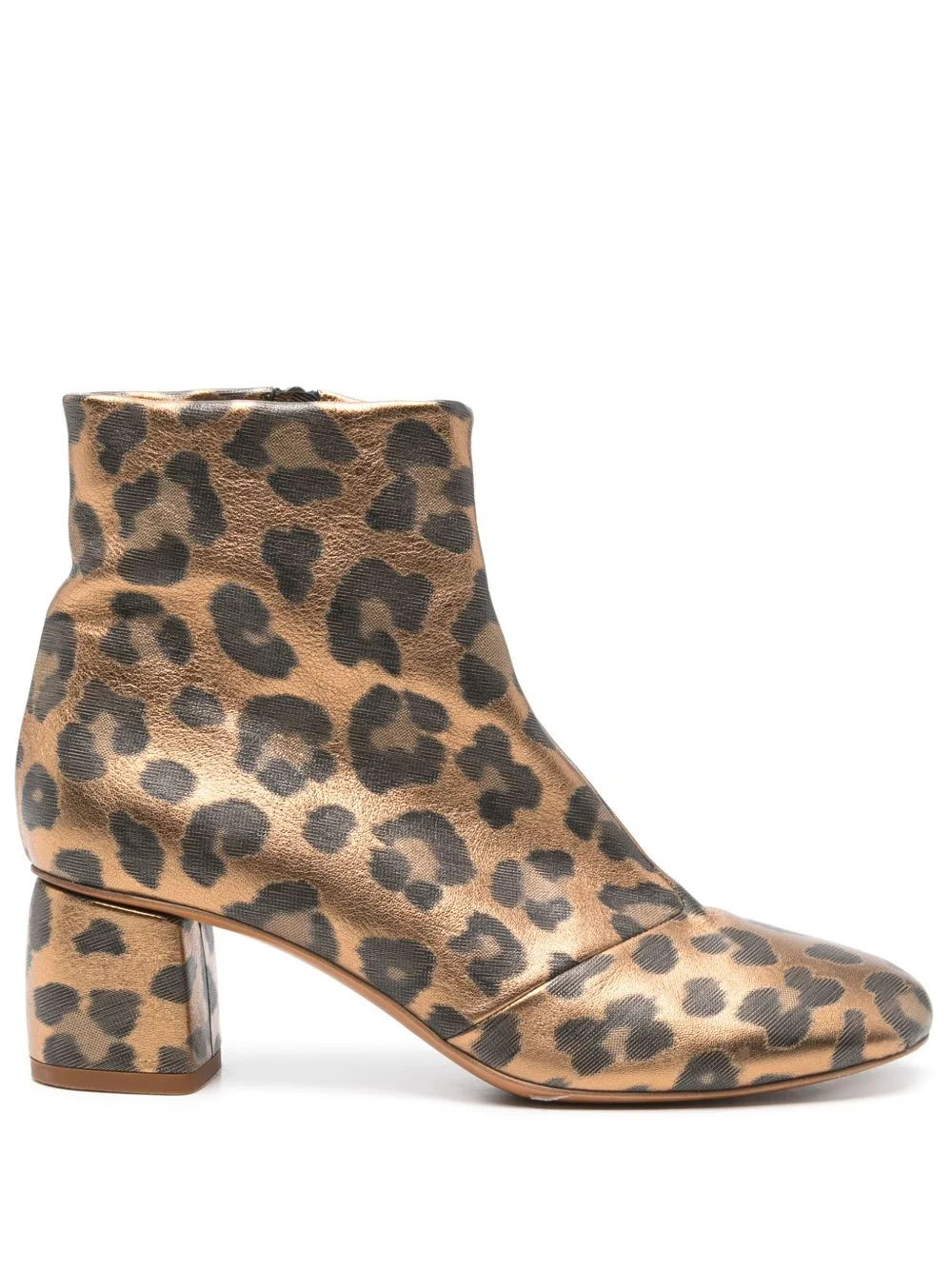 leopard-print boots - 1