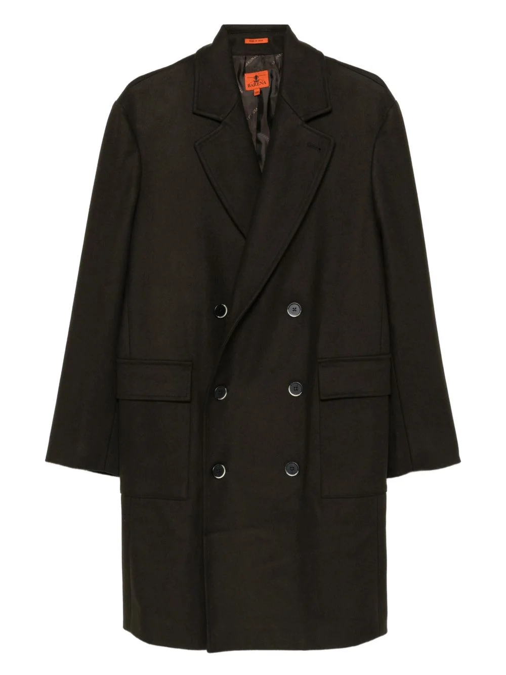 double-breasted coat - 1