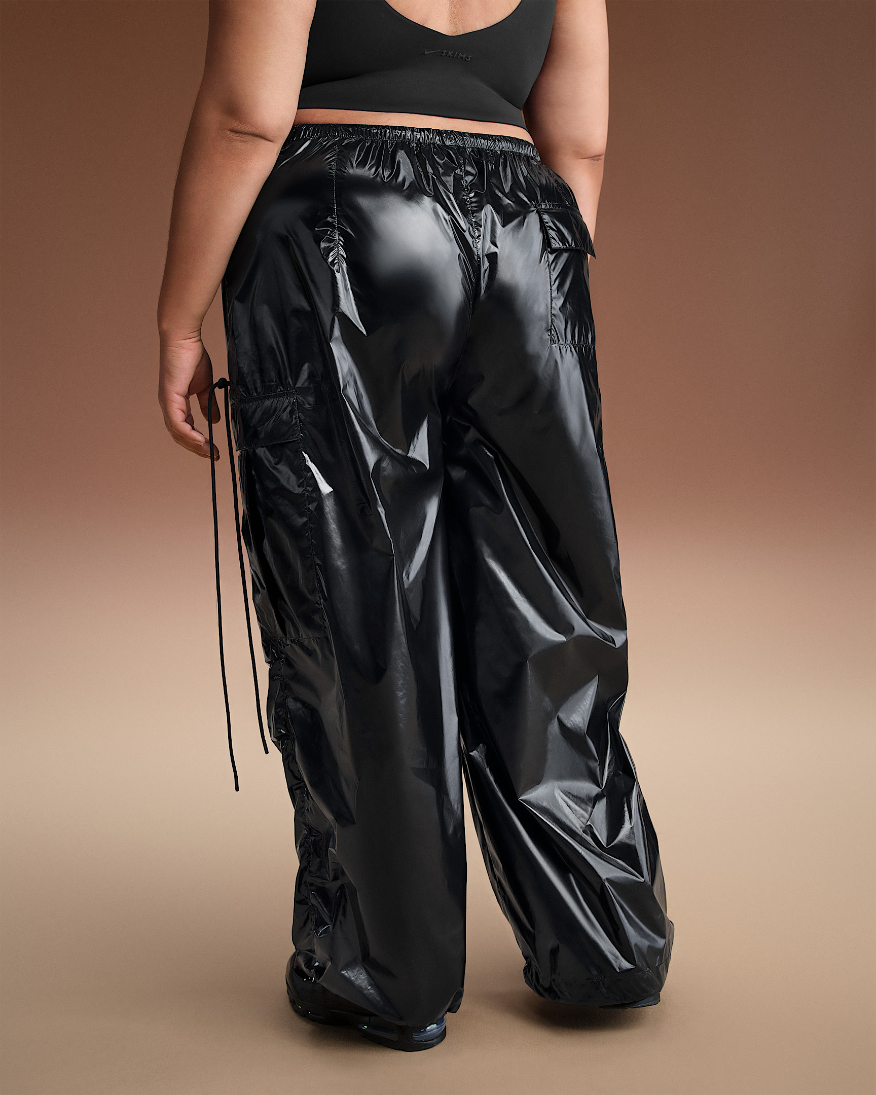 NikeSKIMS Shiny Nylon Women's Cargo Pants - 8