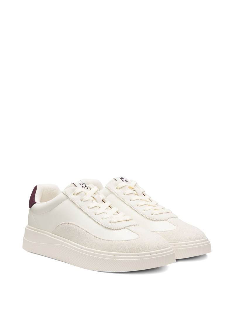 HUGO lace-up panelled sneakers outlook