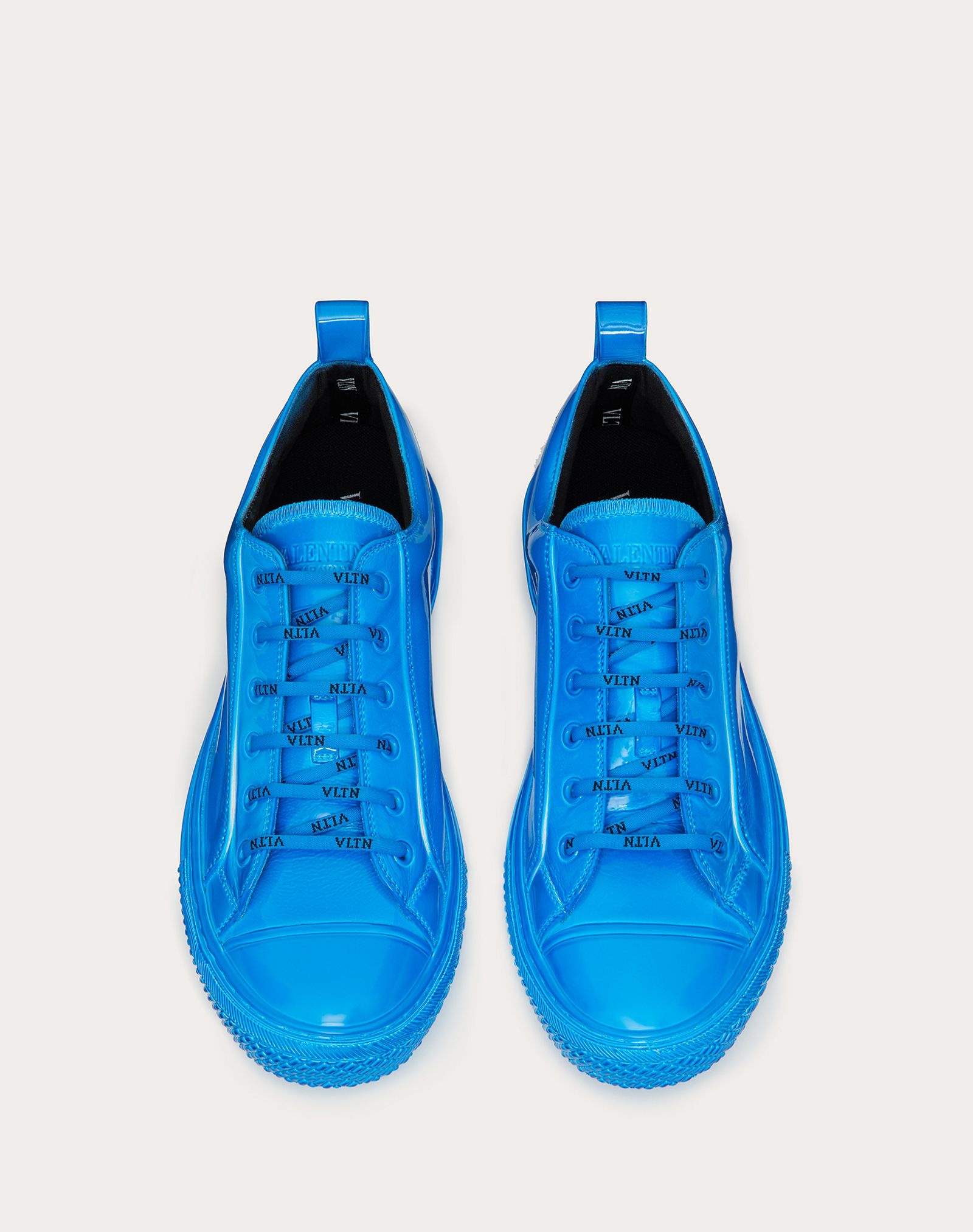Giggies Low-top Sneaker in Neon Patent Calfskin - 4