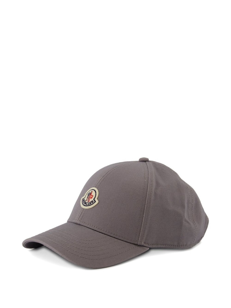 Moncler logo-patch cap outlook