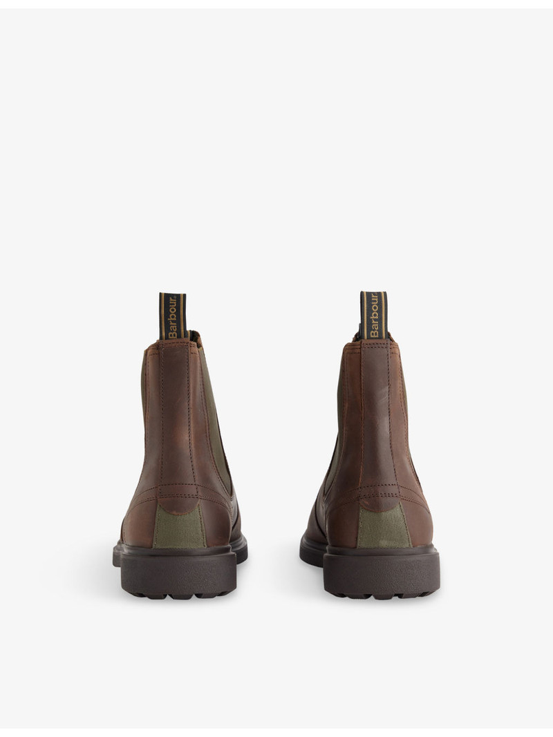 Barbour Hale Leather Chelsea Boots outlook