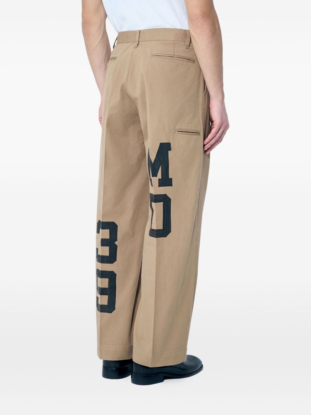 logo-print trousers - 4