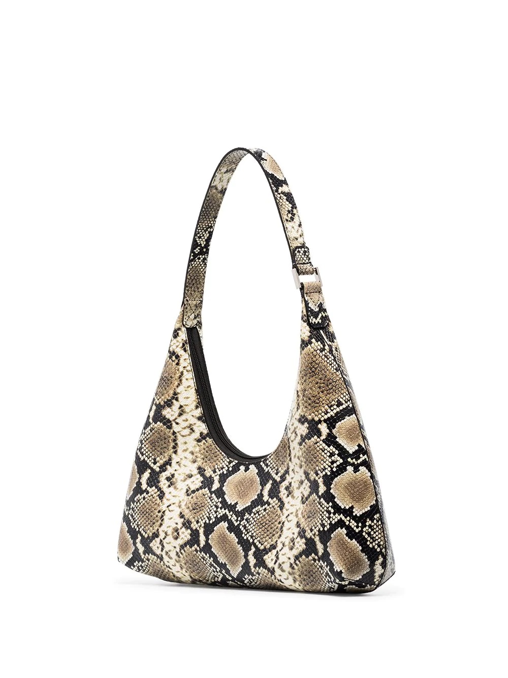 Amber snake print shoulder bag - 3