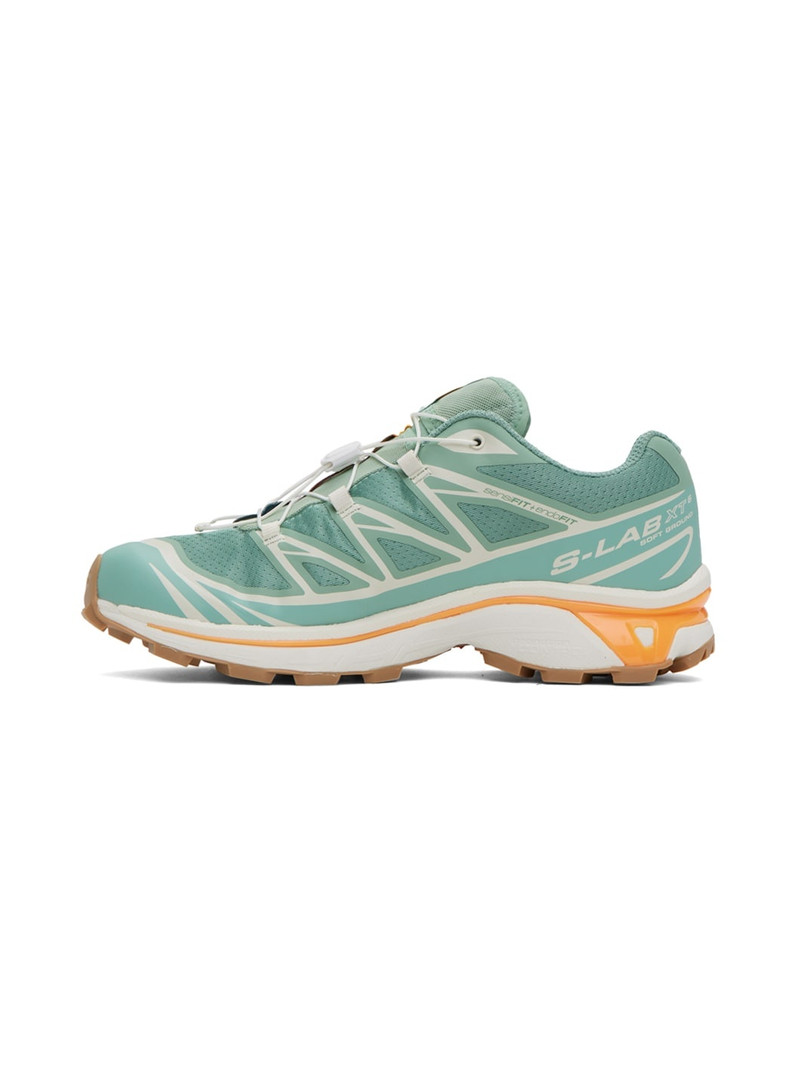 SALOMON Green & Orange XT-6 Sneakers outlook