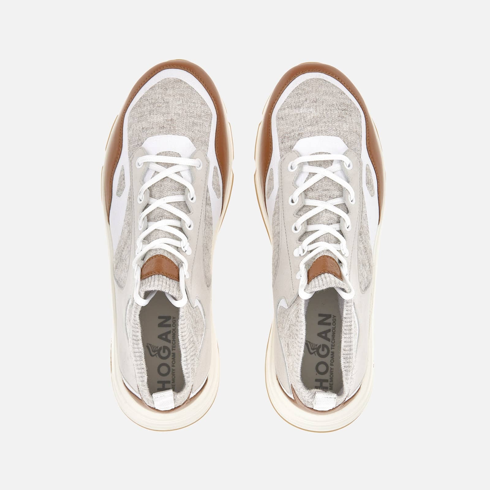 Hogan Hyperlight White Beige Brown - 4
