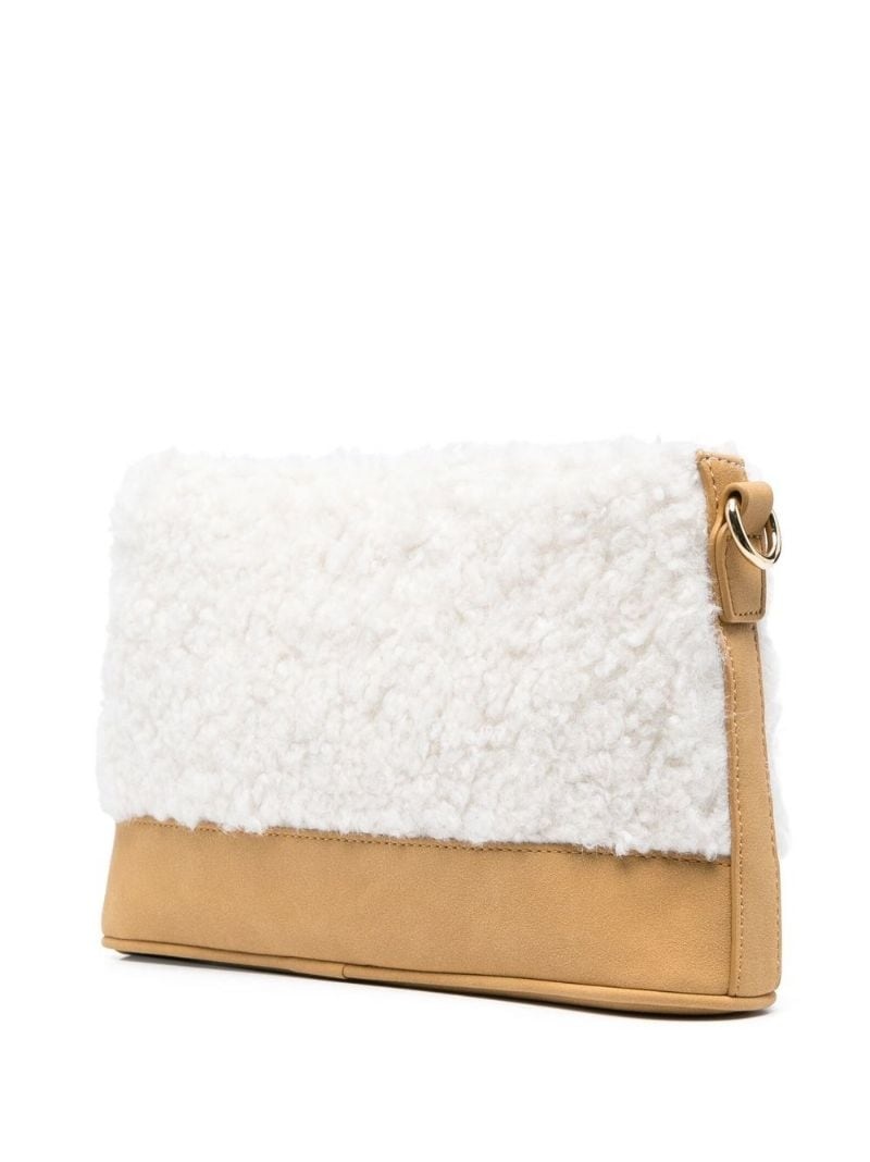 faux-shearling crossbody bag - 3