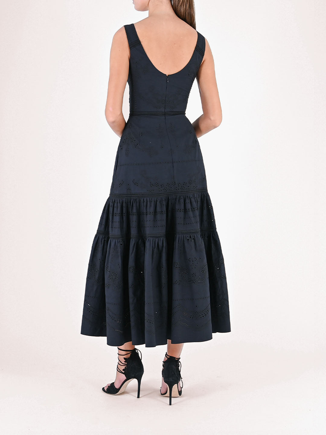 VOILE TIERED MAXI DRESS - 2