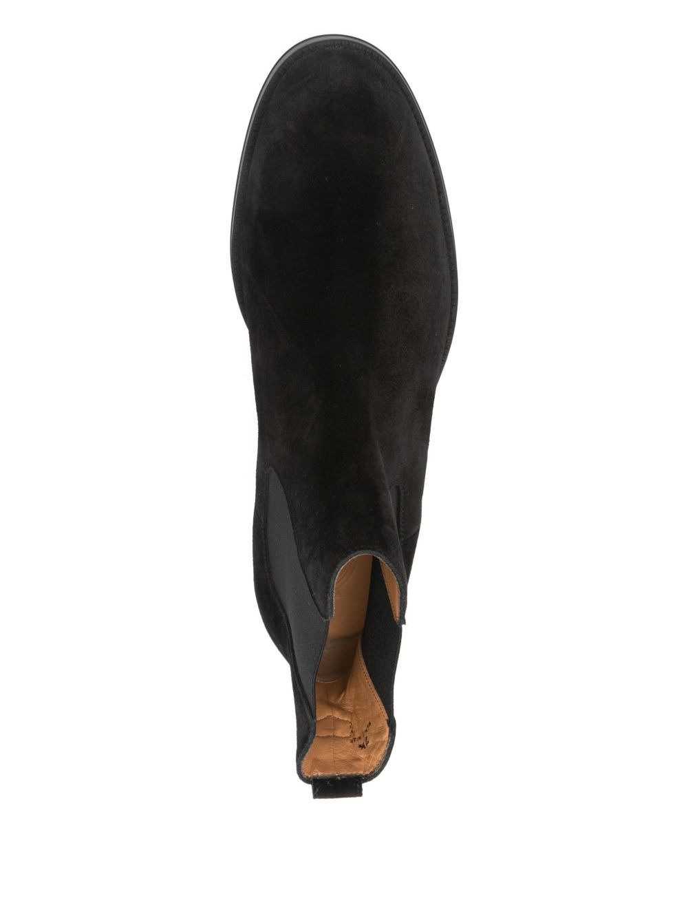 elastic-panel suede chelsea boots - 4
