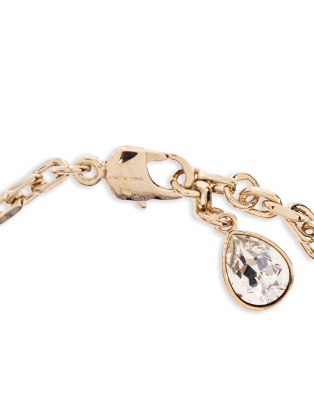 logo charm bracelet - 4