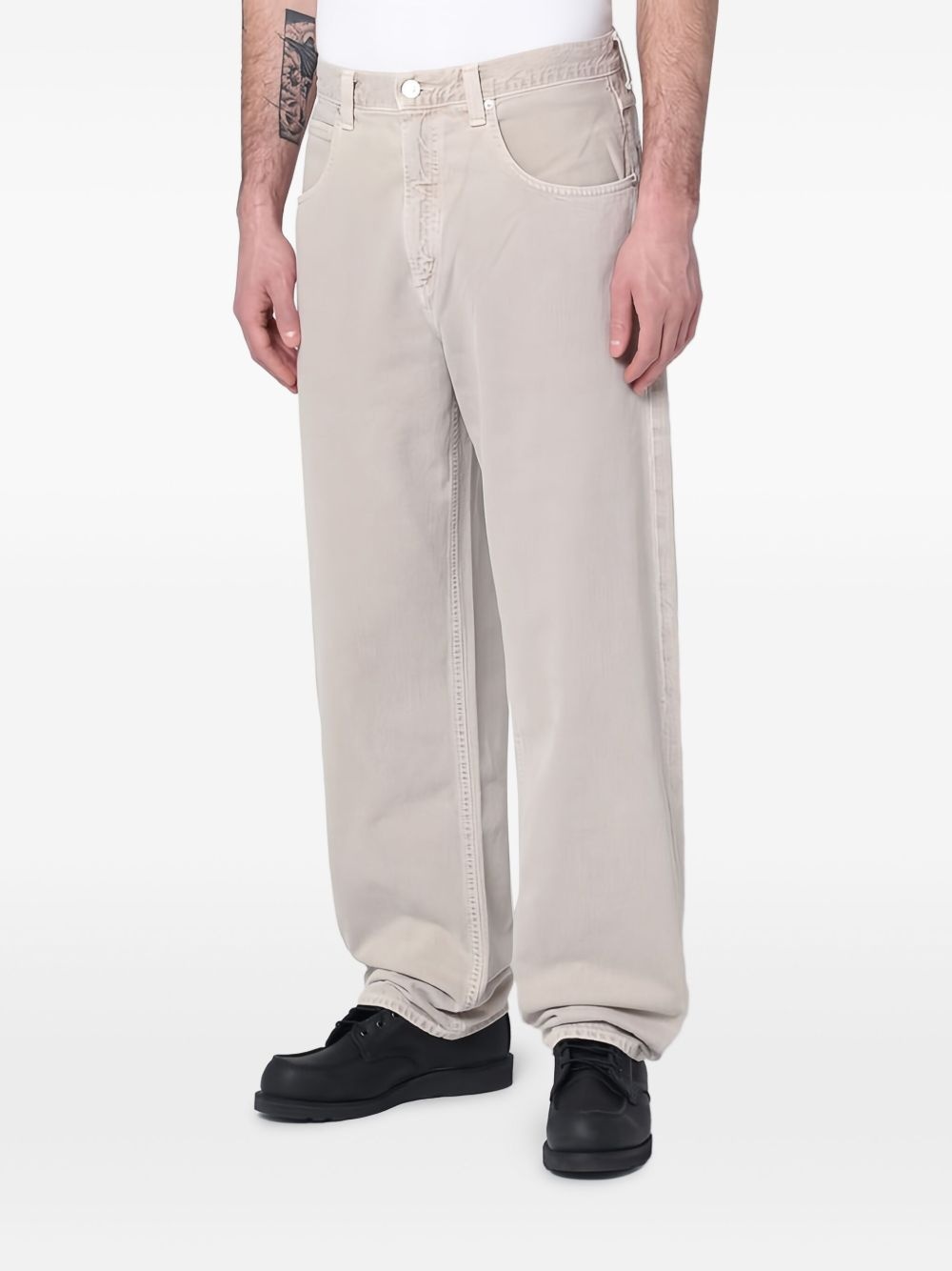 organic-cotton straight jeans - 4