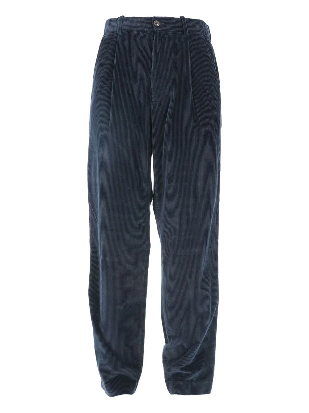 pleated corduroy trousers - 1