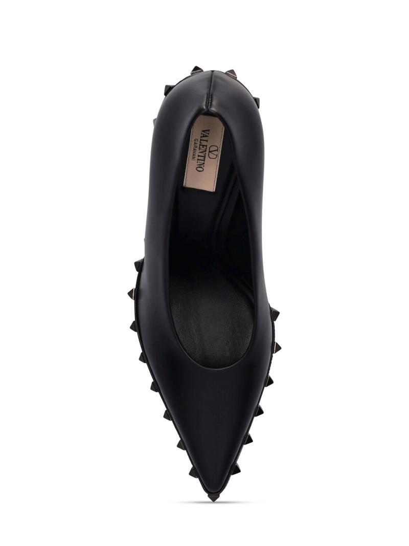 100mm Rockstud leather pumps - 5