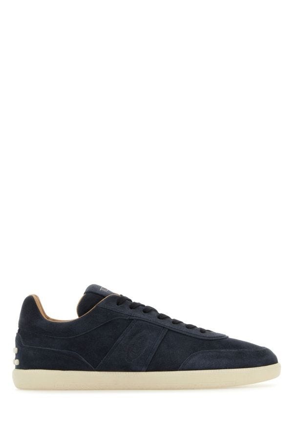 Navy blue suede Tabs sneakers - 1