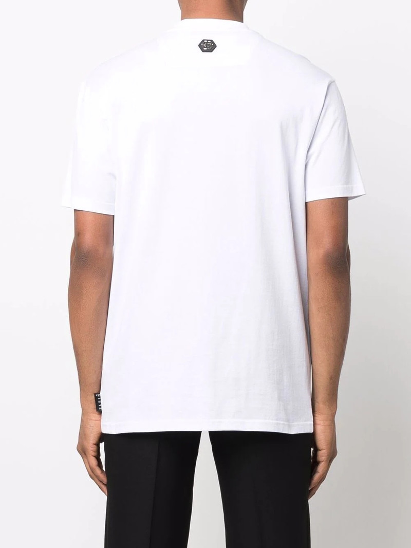 gem-embellished skull logo-graphic T-shirt 5