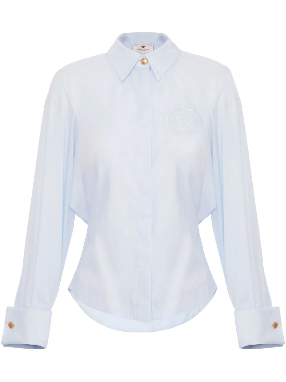 embroidered cotton shirt - 1