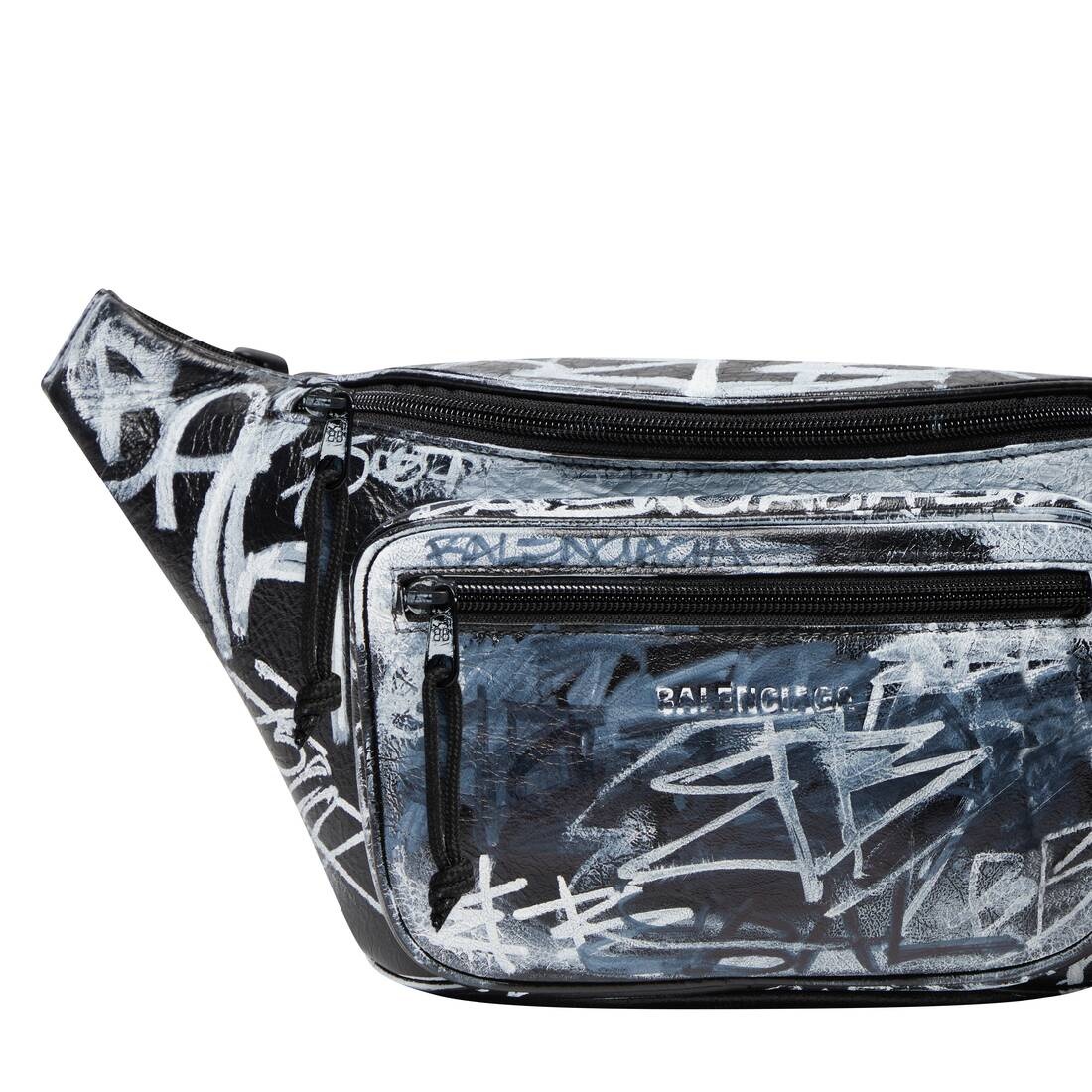 Men's Explorer Beltpack Graffiti in Black - 7