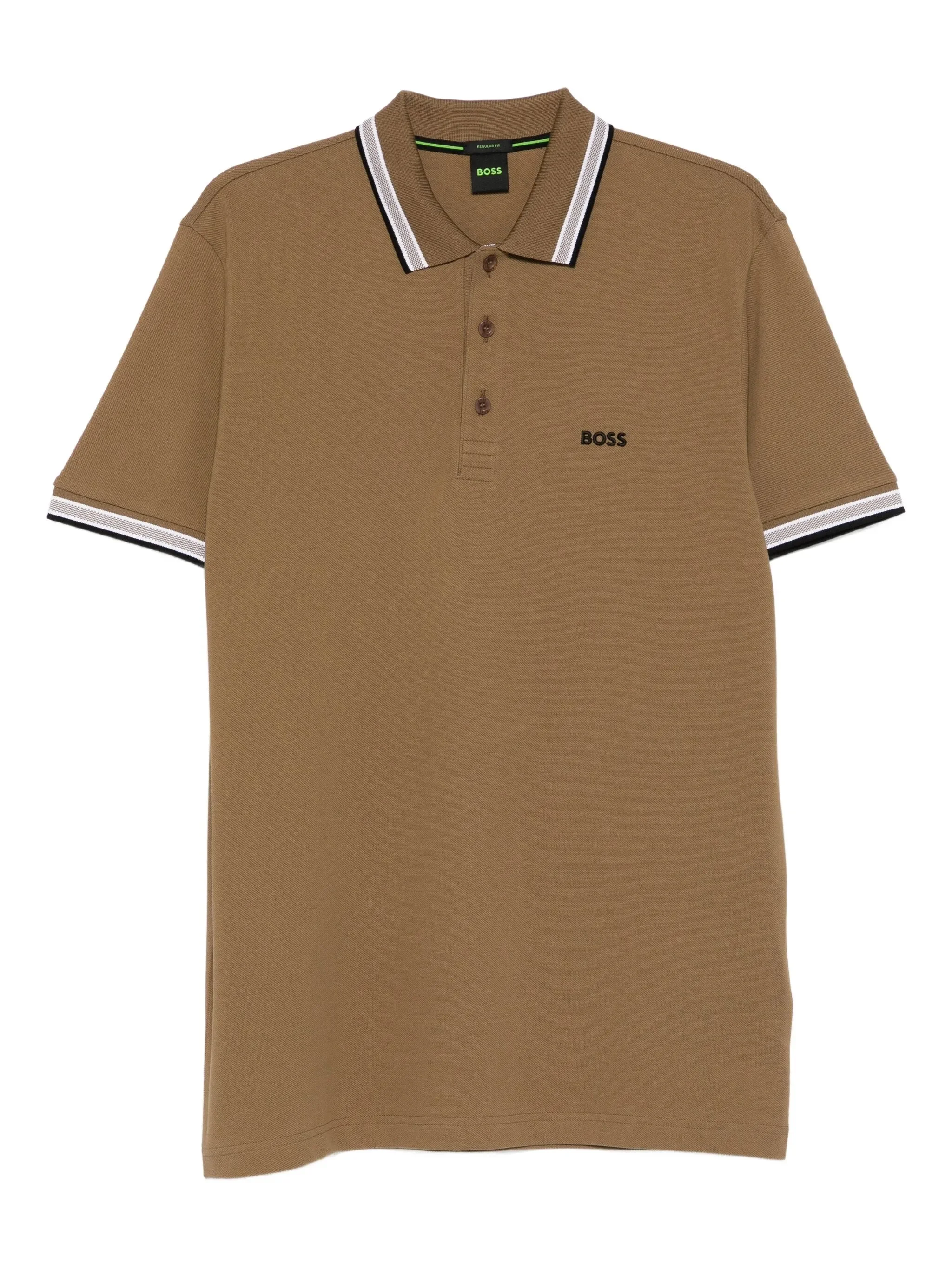 Boss Striped Collar Polo Shirt - 1