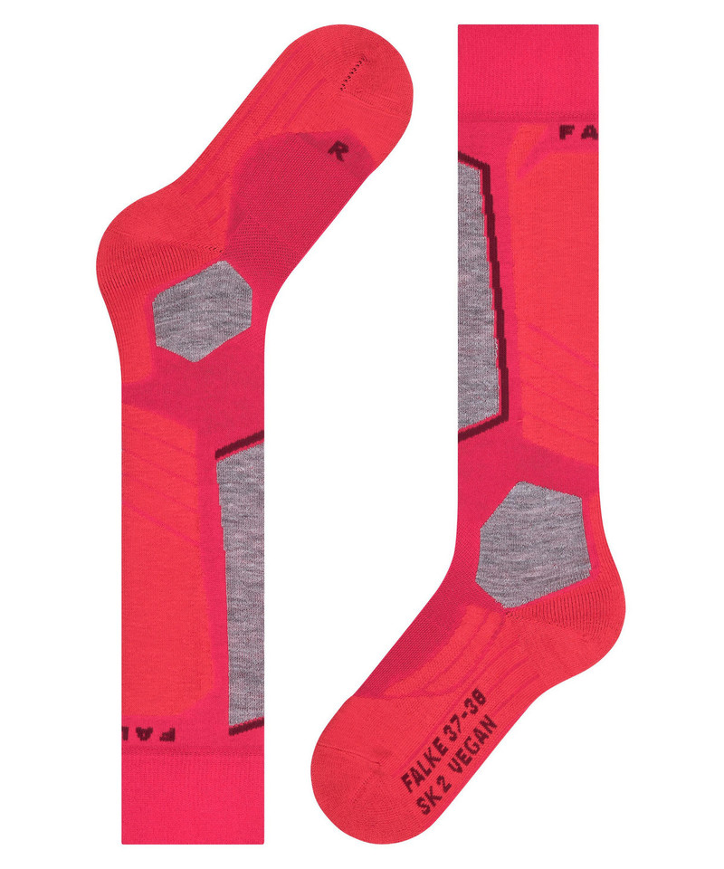 SK2 Intermediate Vegan Women Skiing Knee-high socks 6