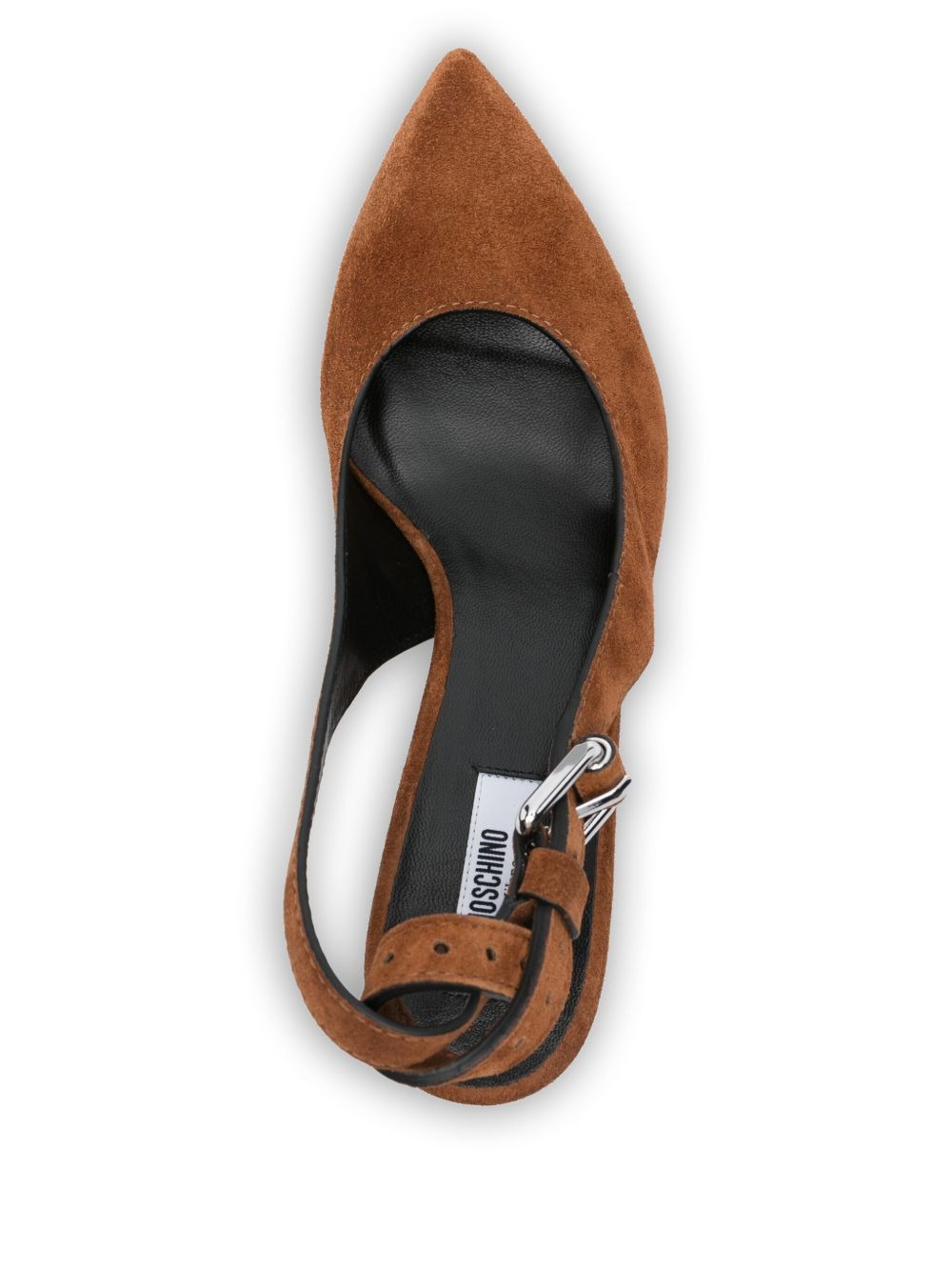 60mm slingback suede pumps - 4