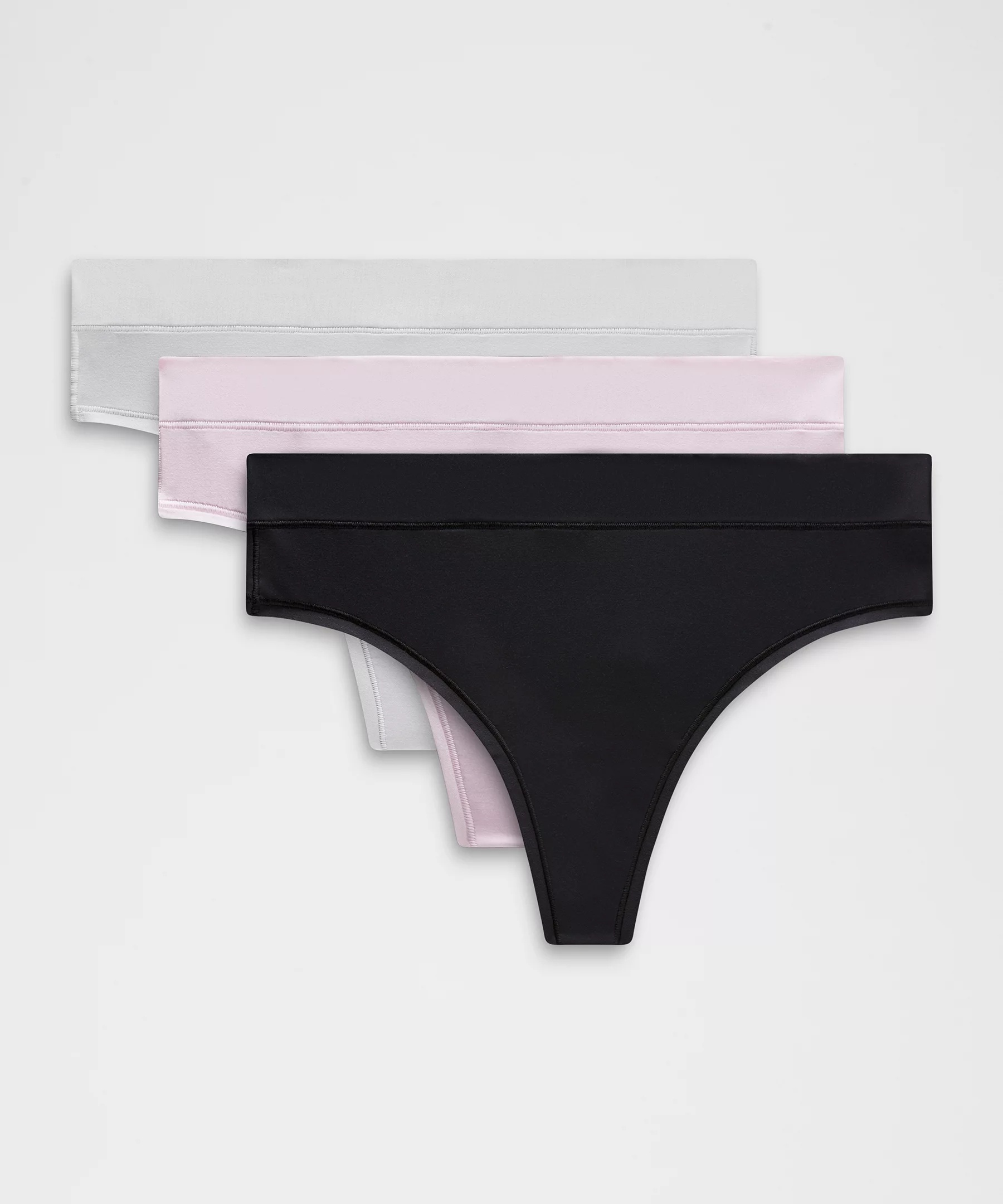 UnderEase High-Rise Thong Underwear *3 Pack - 1