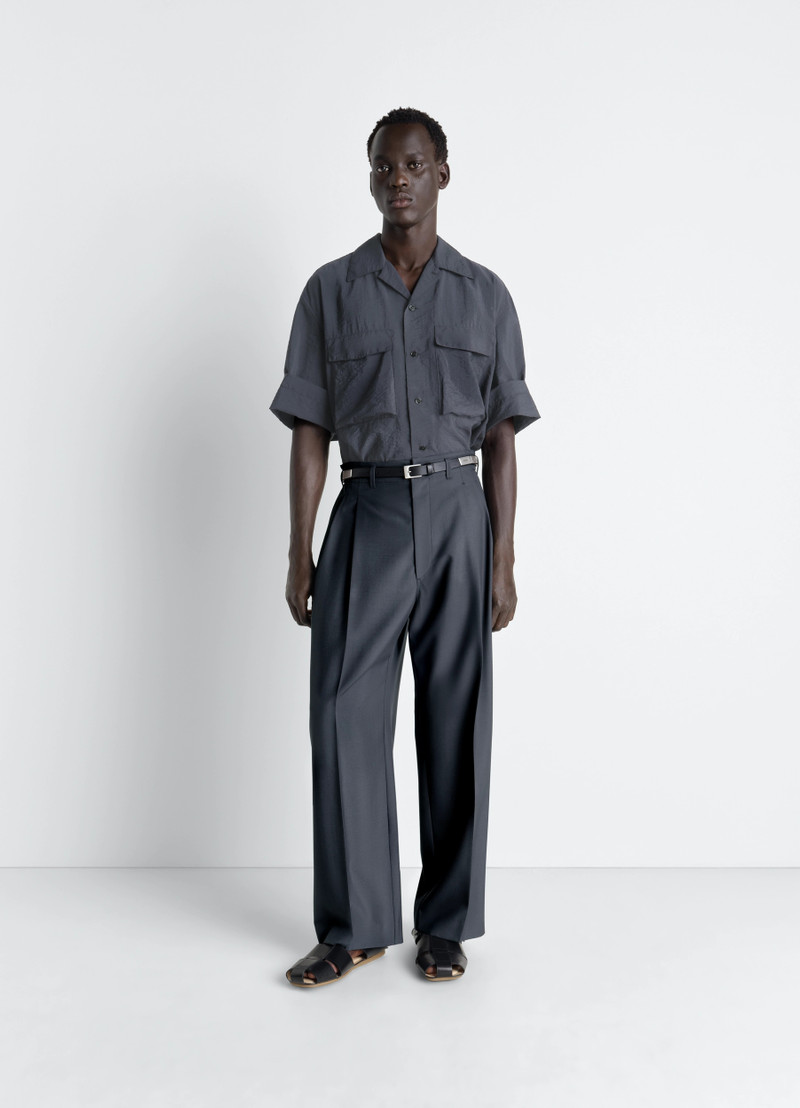 Lemaire PLEATED TAILORED PANTS IN TROPICAL POLYWOOL outlook